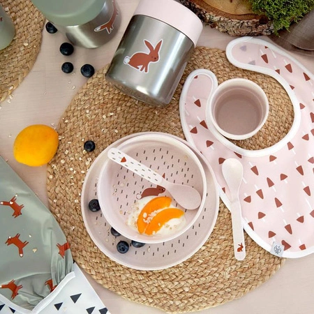 Lassig Zestaw 4 łyżeczek dla dzieci Little Forest Zajączek