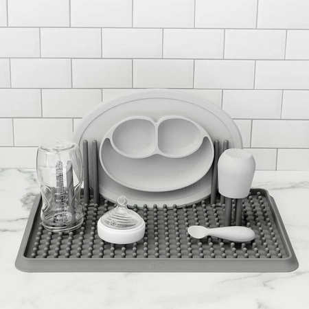 EZPZ Silikonowa suszarka do naczyń szara