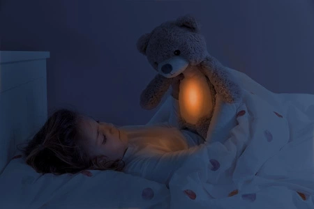 Zazu BRODY Trener Snu i Szumiąca Przytulanka Miś Pink