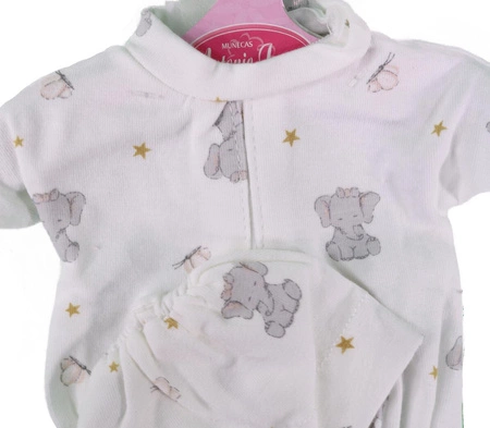 Białe body ze słoniami Antonio Juan 91026_3