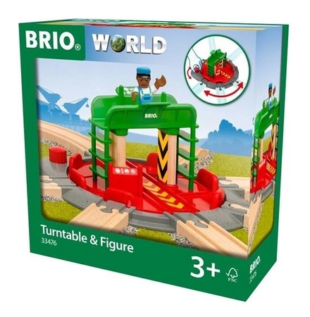 BRIO World Obrotnica Kolejowa Z Figurką