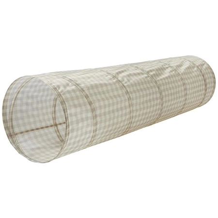 3 Sprouts Tunel do Zabawy Gingham Beige