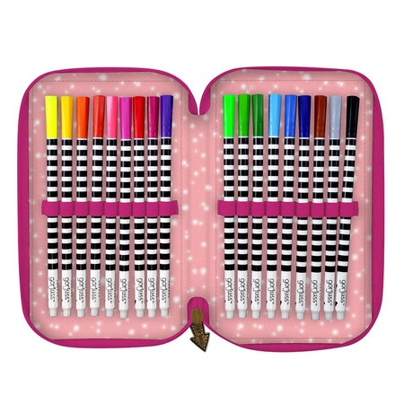 Potrójny Piórnik z Wyposażeniem - Gorjuss - Fairground - Carousel