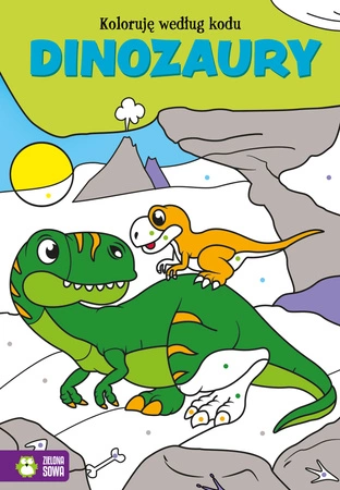 Dinozaury. Koloruję według kodu