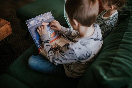 Magnetyczna układanka Kosmos Magnetibook, Janod