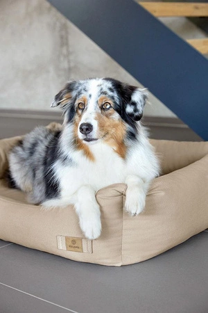 PALOPA Legowisko dla psa bawełniane Fred humus M