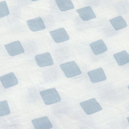 Lassig Muślinowy otulacz kocyk z bawełny organicznej 60x60cm zestaw 3 szt. Happy Fruits blue