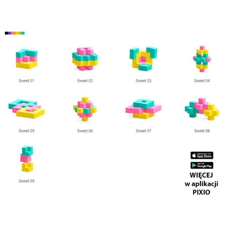 Klocki Pixio Sweet | Abstract Series | Pixio®