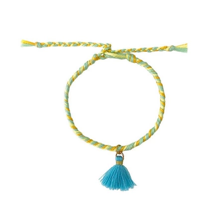 Zestaw kreatywny do tworzenia biżuterii Tęczowe bransoletki 30 szt. 8+, Janod