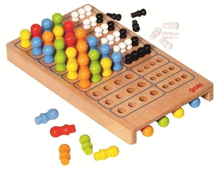 Mały Mistrz logiki, gra logiczna, 56708-goki, zabawki drewniane, edukacyjne