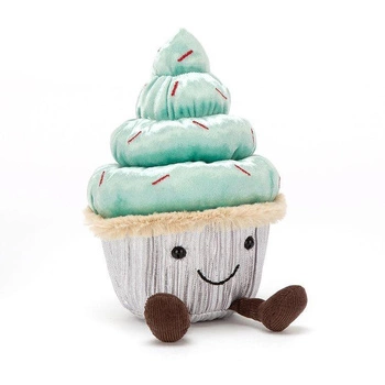 JellyCat *Cupcake ciastko mint 19cm