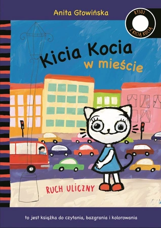 Kicia kocia w mieście ruch uliczny