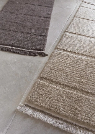 Dywan wełniany Steppe Beige 80x230 cm Lorena Canals