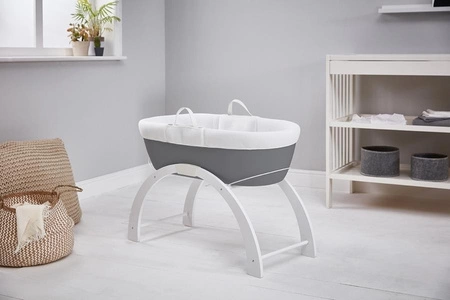 Shnuggle Kosz Mojżesza ze Stojakiem Dreami Slate Grey