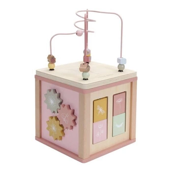 Little Dutch Kostka edukacyjna Róż Flowers LD7028