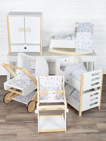 Krzesełko dla lalek 2w1 Little Button Small Foot 11814