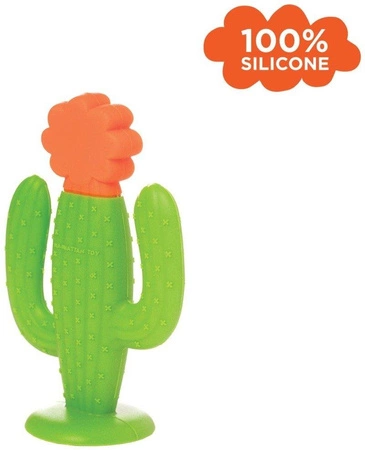 Silikonowy gryzak dla dzieci Kaktus 217280-Manhattan Toy, zabawki dla niemowląt