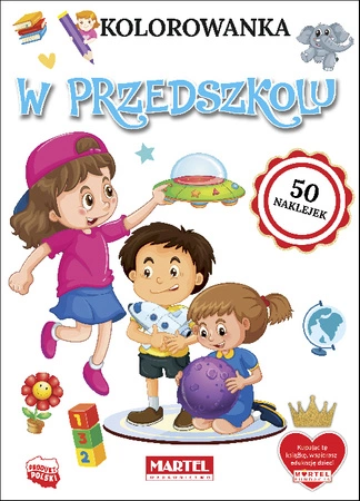 W przedszkolu. Kolorowanka