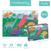 Mudpuppy Puzzle sensoryczne z miękkimi aplikacjami Dinozaury 42 elementy 3+