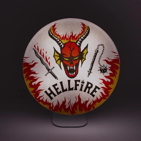 Lampka Stranger Things klub Hellfire - Logo