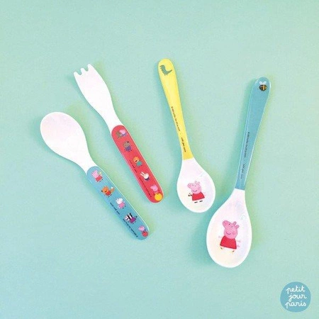 Łyżeczka melaminowa dla dzieci, Świnka Peppa | Petit Jour Paris®