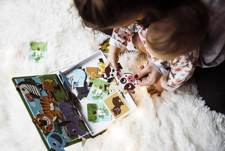 Magnetyczna układanka Zwierzęta Magnetibook, Janod