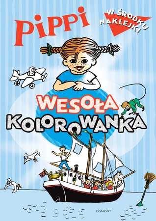 Pippi. Wesoła kolorowanka z naklejkami