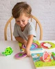 Drewniane puzzle z warstwami Apli Kids - Kurka 2+