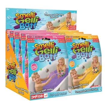Display 10 szt., magiczny proszek do kąpieli, Gelli Baff Smelli, Guma Balonowa/ Tutti Frutti, 3+, Zimpli Kids