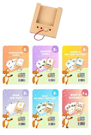 WiemTo Pudełko i 6 Zestawów Kart. Zestaw dla dzieci 5+