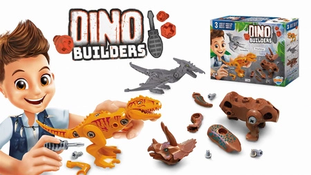 Dinozaury do skręcania BUKI Dino Builders