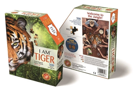 MADD CAPP, Puzzle konturowe I AM - Tygrys 300 elem.