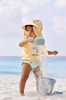 Lassig Koszulka z filtrem UV60 z krótkim rękawem Splash & Fun Deski surfingowe vanilla, rozm. 86