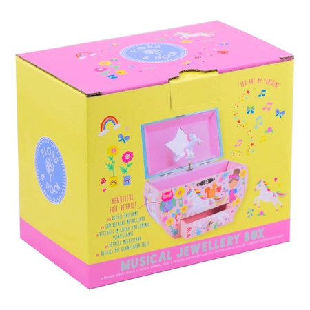 Bajkowy Świat pozytywka - owalna szkatułka z szufladkami