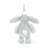 JellyCat - Breloczek Króliczek Srebrny 18 cm