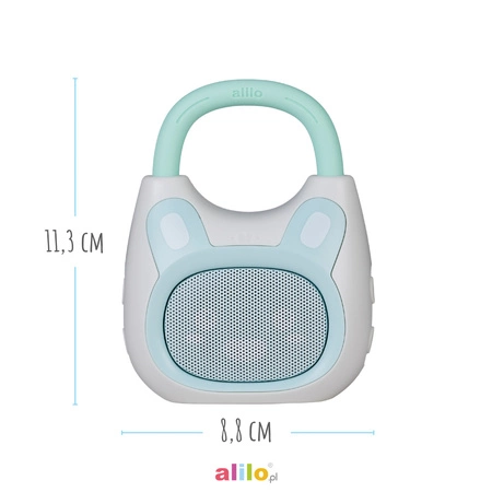 Alilo Pocket Bunny K1 - Odtwarzacz MP3 z Bluetooth - niebieski