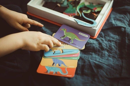 Magnetyczna układanka Dinozaury Magnetibook, Janod