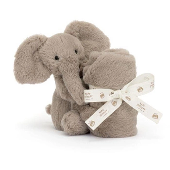 JellyCat - Słonik Luxe Szmatka Przytulanka Beżowa 34 cm