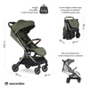 Easywalker Jackey Special Edition Kompaktowy, samoskładający się wózek spacerowy z torbą transportową Emerald
