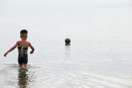 Piłka Scrunch - Pastelowy Żółty