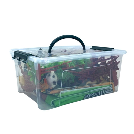 WOOPIE Zestaw Figurki Safari + Mata 24 el.