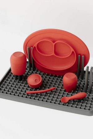 EZPZ Silikonowa suszarka do naczyń szara