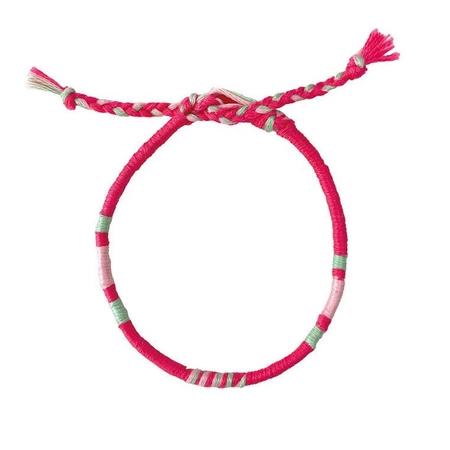 Zestaw kreatywny do tworzenia biżuterii Tęczowe bransoletki 30 szt. 8+, Janod