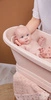 bébé-jou Wanienka Sense Edition z czujnikami temperatury Mellow Rose 4202056
