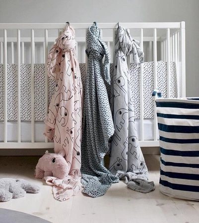 Done by Deer Dots Otulacz 2 szt Blue