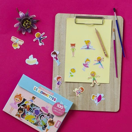 Auzou Zestaw 100 naklejek Tancerze i tancerki 59247