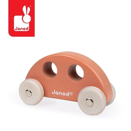 Drewniane pojazdy Sweet Cocoon, opakowanie zbiorcze 8 sztuk (3 modele: 3+3+2), Janod