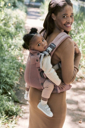 BABYBJORN - nosidełko Harmony 3D Mesh, Zgaszony Róż