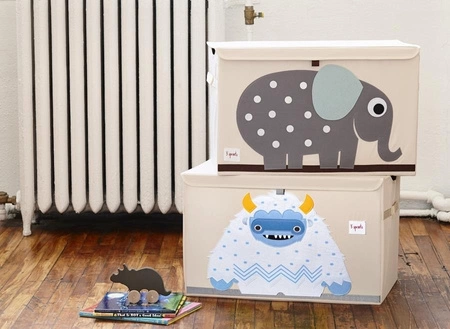 3 Sprouts Pudełko Zamykane Yeti Blue