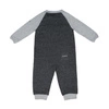 Juddlies Organic Raglan Pajacyk Black L